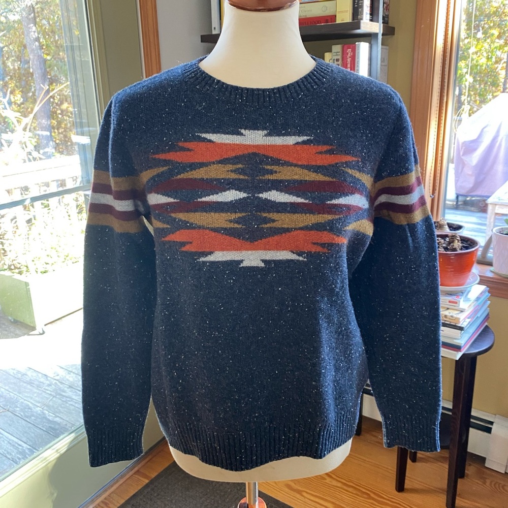 EUC WOMENS PENDLETON CREWNECK WOOL PULLOVER S